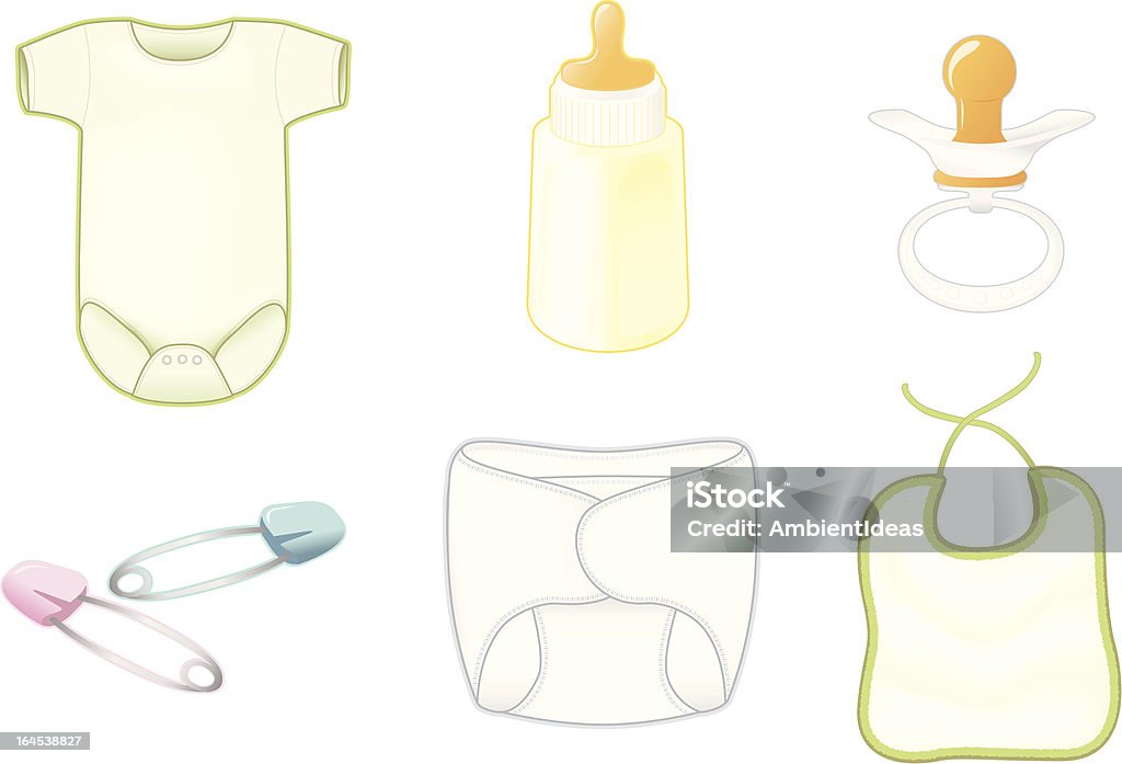 Коллекция Baby для новорожденных - Векторная графика Вечеринка для будущей мамы роялти-фри