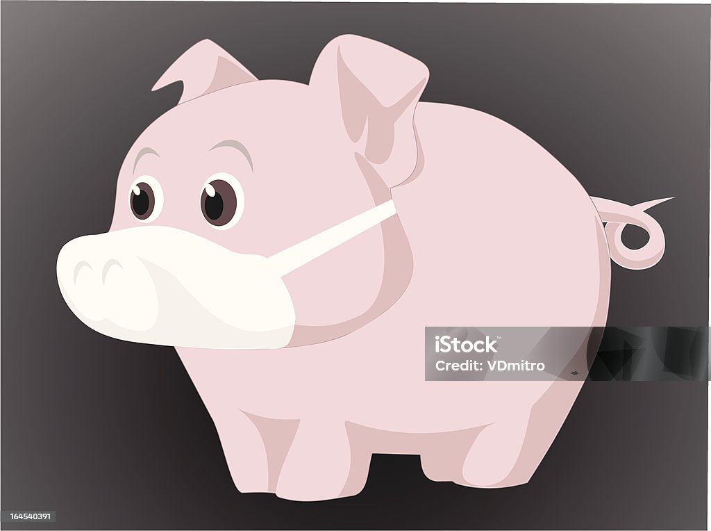 virus de la peste porcina - arte vectorial de Animal libre de derechos