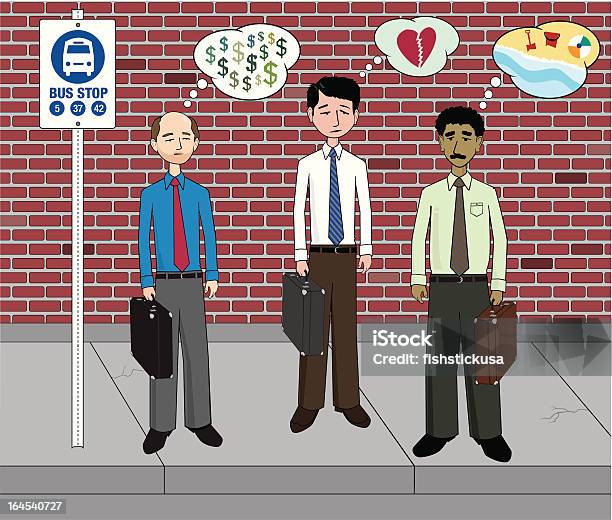 ビジネスの男性のバス停留所 - アメリカ通貨のベクターアート素材や画像を多数ご用意 - アメリカ通貨, イラストレーション, インド人