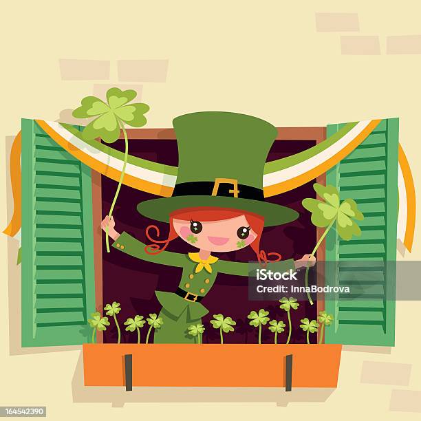 Stpatrick Do Dia - Arte vetorial de stock e mais imagens de Dia de São Patrick - Dia de São Patrick, Edifício residencial, Aberto