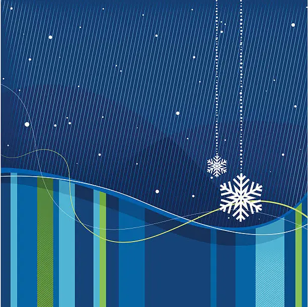 Vector illustration of Winter Background