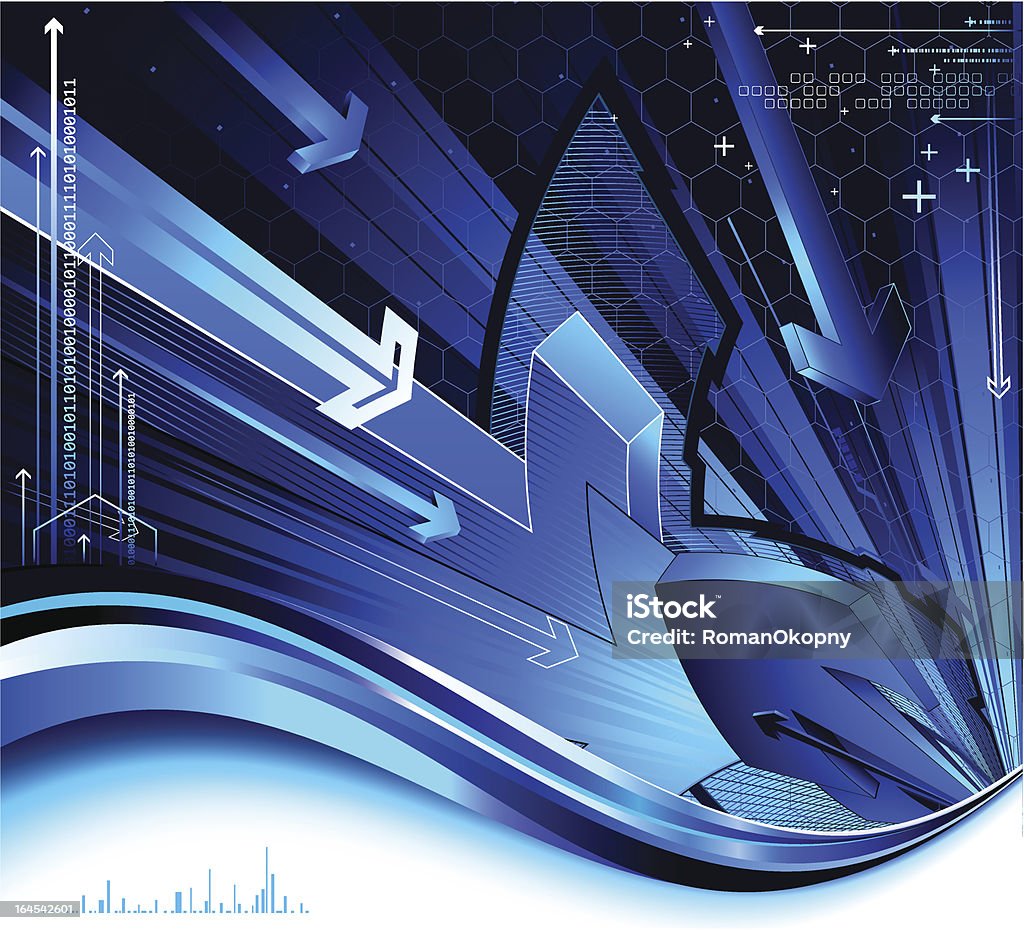 Complex Perspective Background Stock Illustration - Download Image Now ...