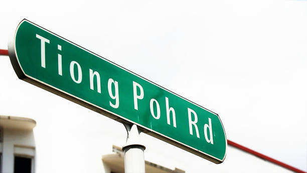 istock Travel Direction Post Signs in Singapore. 1645427323