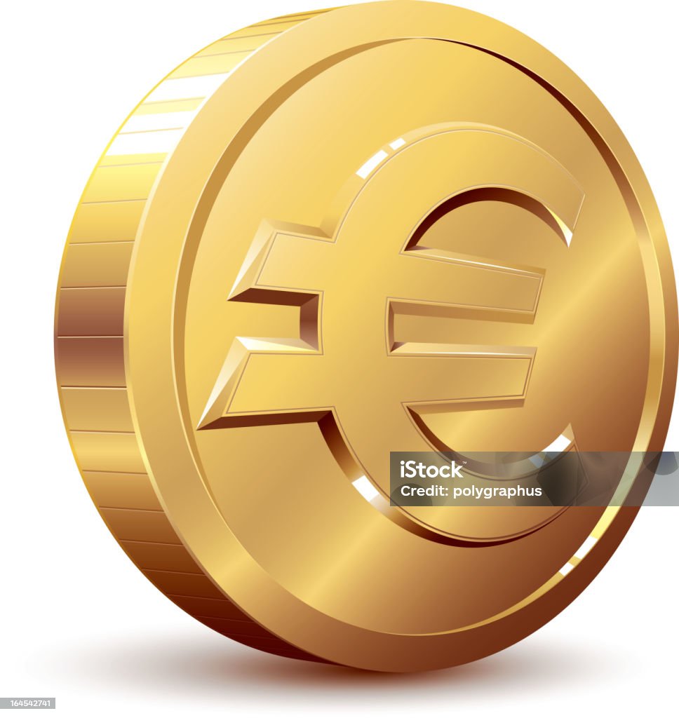 Symbole de l'Euro - clipart vectoriel de Monnaie de l'Union Européenne libre de droits