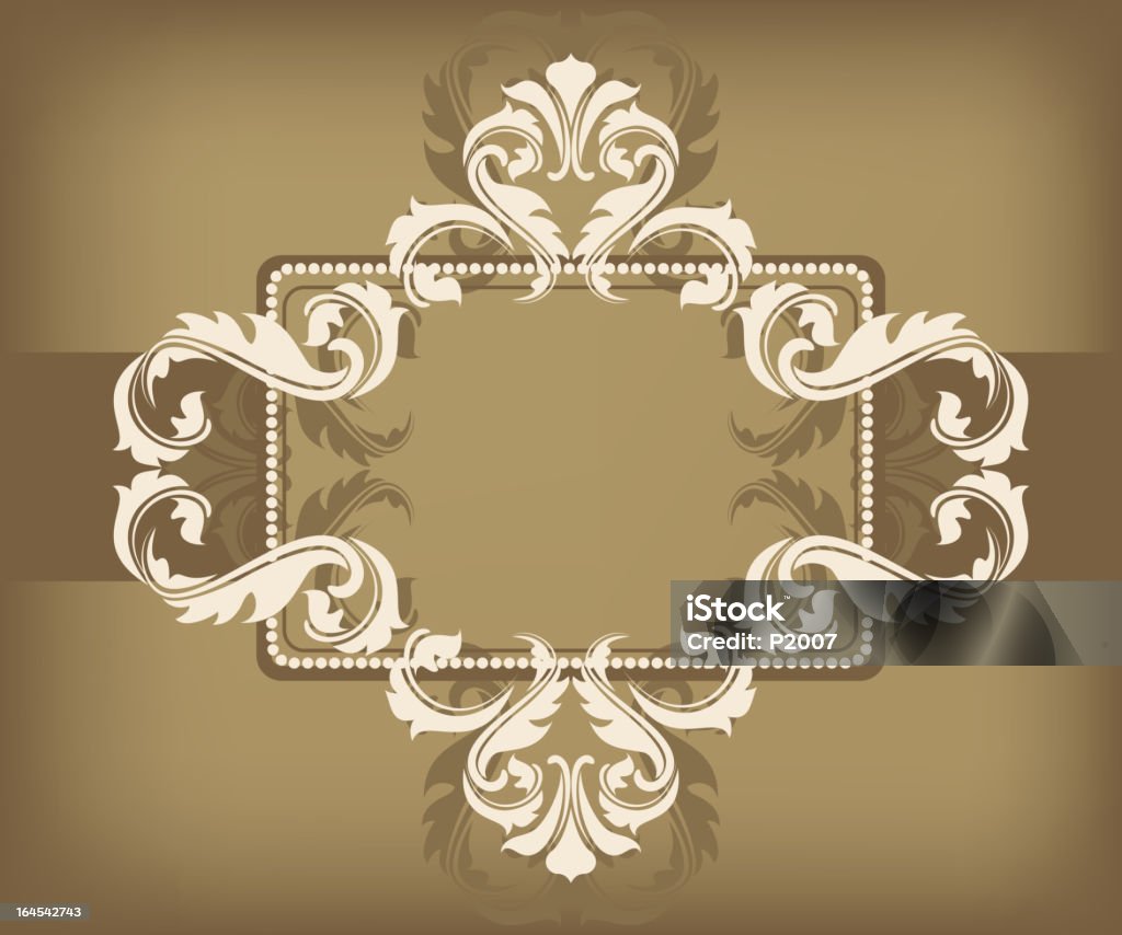 Cornice decorativo - arte vettoriale royalty-free di Antico - Vecchio stile