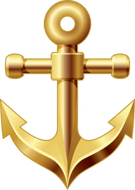 Vector illustration of Anchor