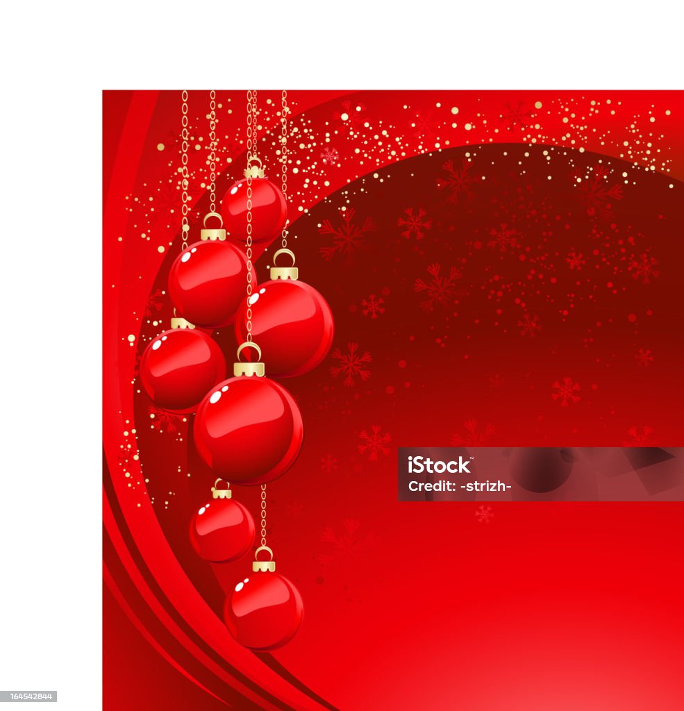 Weihnachten Rote banner - Lizenzfrei Abstrakt Vektorgrafik