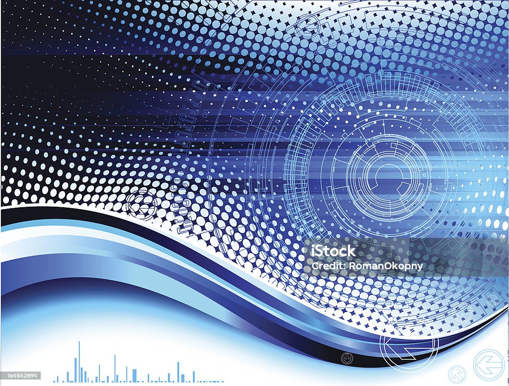 Halltech Background Halftone Tech Background Stock Illustration - Download Image Now ...