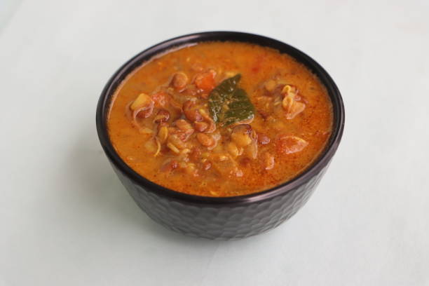 istock Sprouted Horse Gram curry in a bowl. Indian cuisine 1645431996