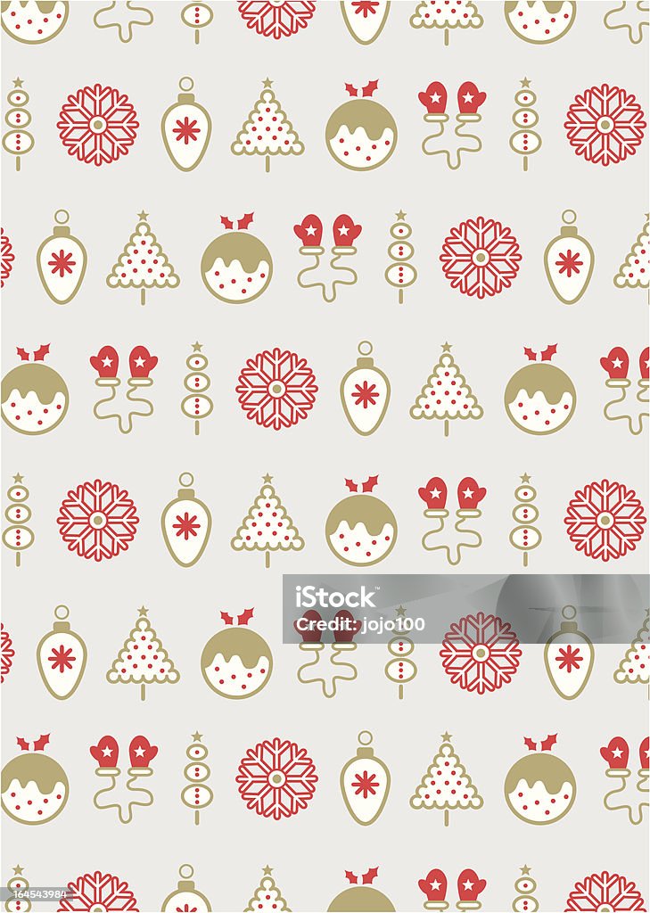 Retro ícones de Natal - Royalty-free Artesanato de Papel arte vetorial