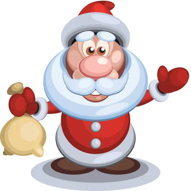 Vector illustration of Santa Claus