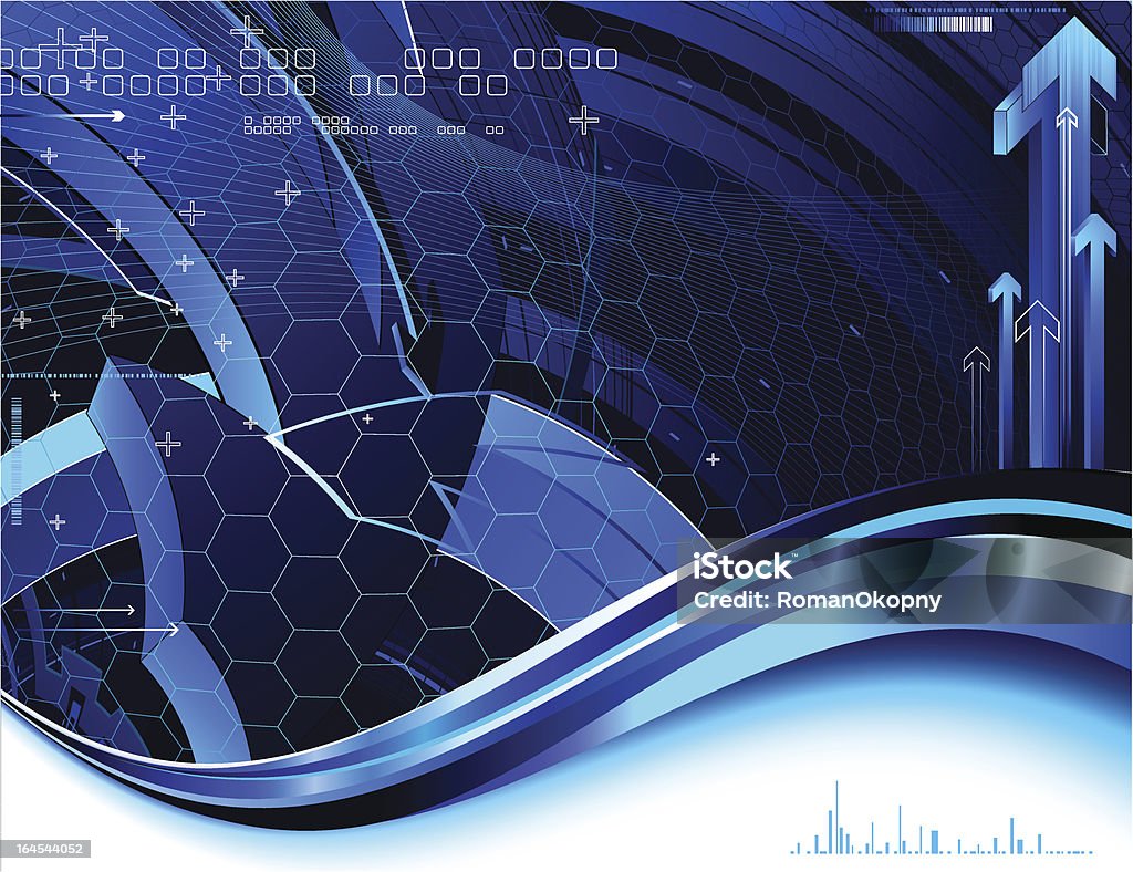 Complex Tech Background Stock Illustration - Download Image Now ...