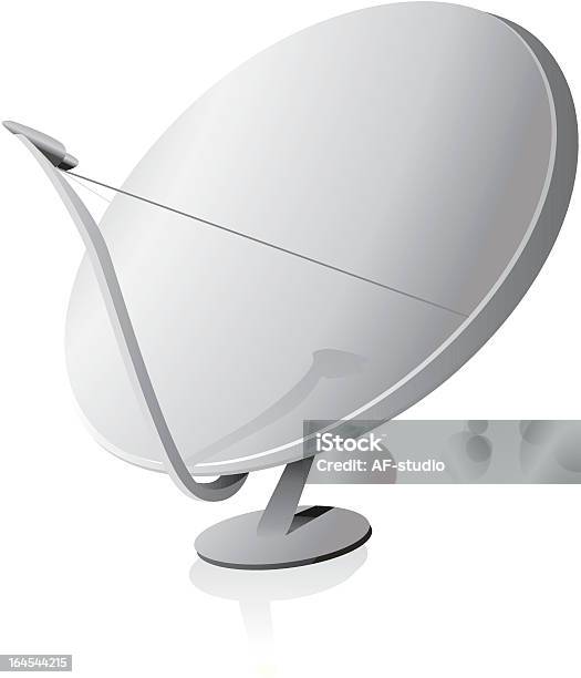 Antenna Parabolica - Immagini vettoriali stock e altre immagini di Antenna parabolica - Antenna parabolica, Radiotelescopio, Antenna - Attrezzatura per le telecomunicazioni