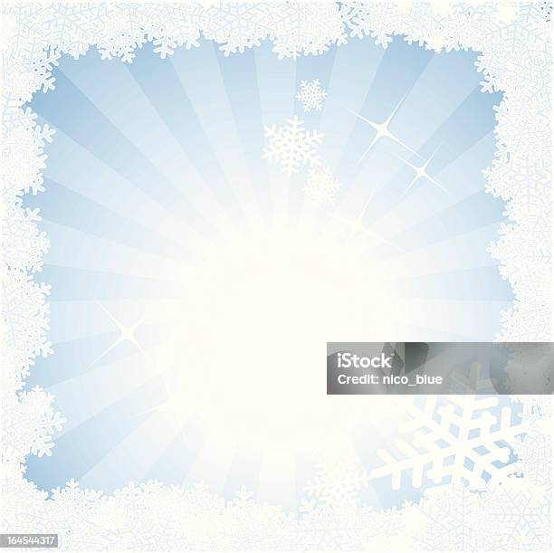 Snowflake Frame Stock Illustration - Download Image Now - At The Edge Of, Abstract, Backgrounds