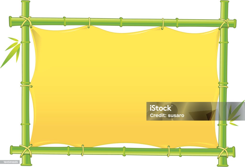 Bamboo Frame Border - Frame stock vector