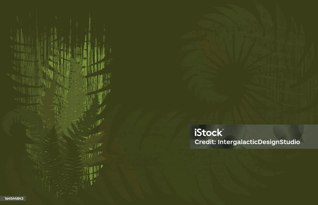 Collage de feuilles de fougère fond - clipart vectoriel de Abstrait libre de droits