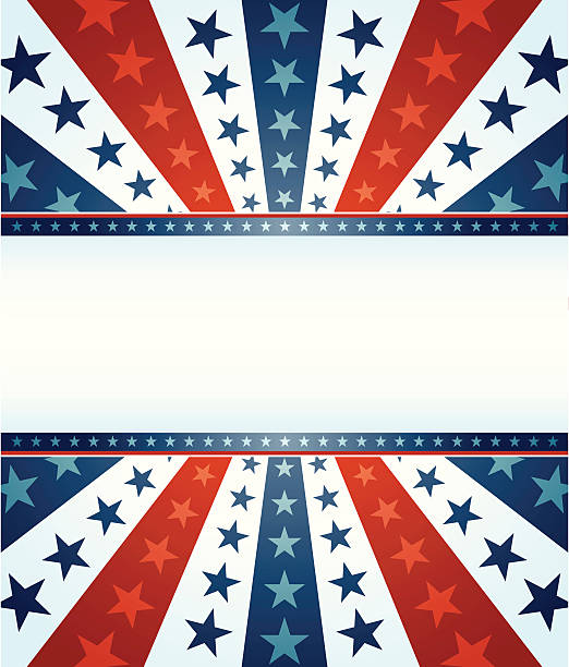 星のも - fourth of july patriotism american flag frame点のイラスト素材／クリップアート素材／マンガ素材／アイコン素材
