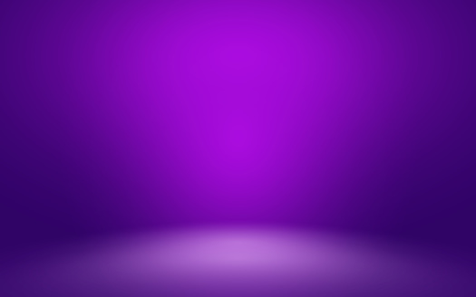 Empty purple room with luxury. Purple gradient background for display your product