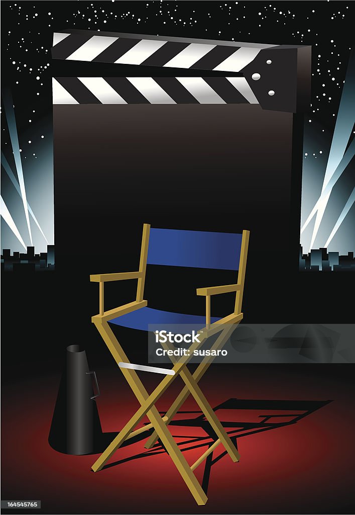 Director Chair JPEG and PDF included Director's Chair stock vector