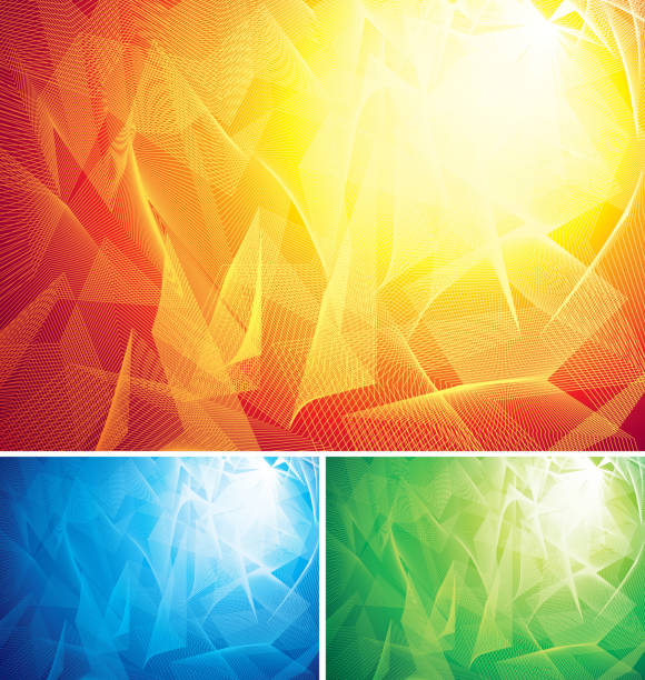 abstrakter hintergrund - backgrounds dark sunbeam saturated color stock-grafiken, -clipart, -cartoons und -symbole