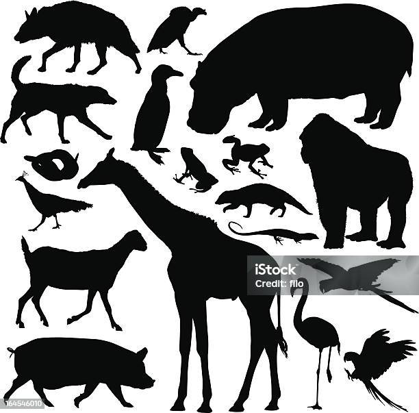 Zwierzęta - Stockowe grafiki wektorowe i więcej obrazów Temat zwierząt - Temat zwierząt, Zoo, Zwierzę