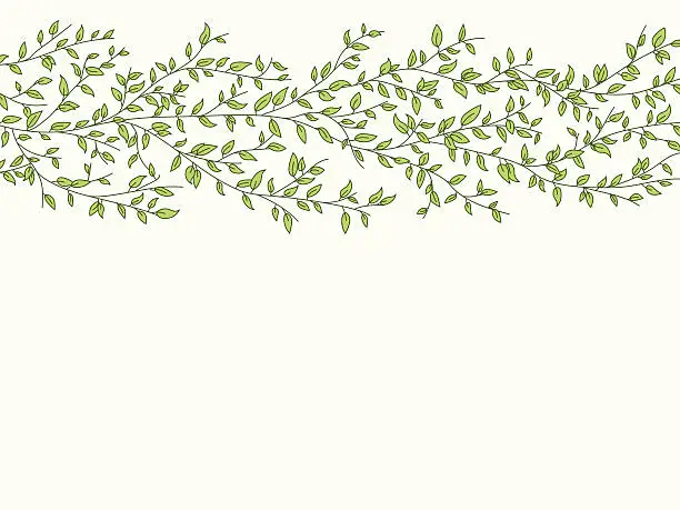 Vector illustration of Leafy Background