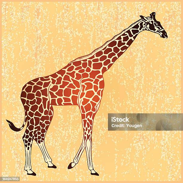 Girafa Vector - Arte vetorial de stock e mais imagens de Girafa - Girafa, Abstrato, Animal