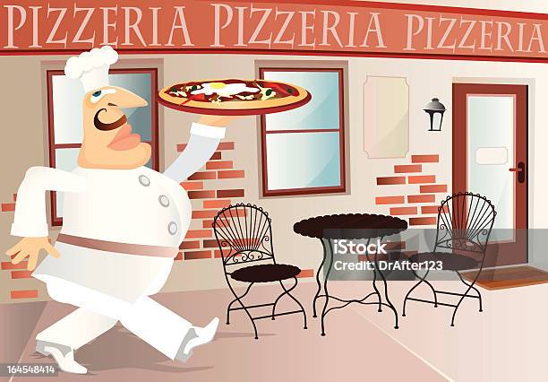 Pizza Chef Cook Vecteurs libres de droits et plus d'images vectorielles de Adulte - Adulte, Aliments et boissons, Avoir faim
