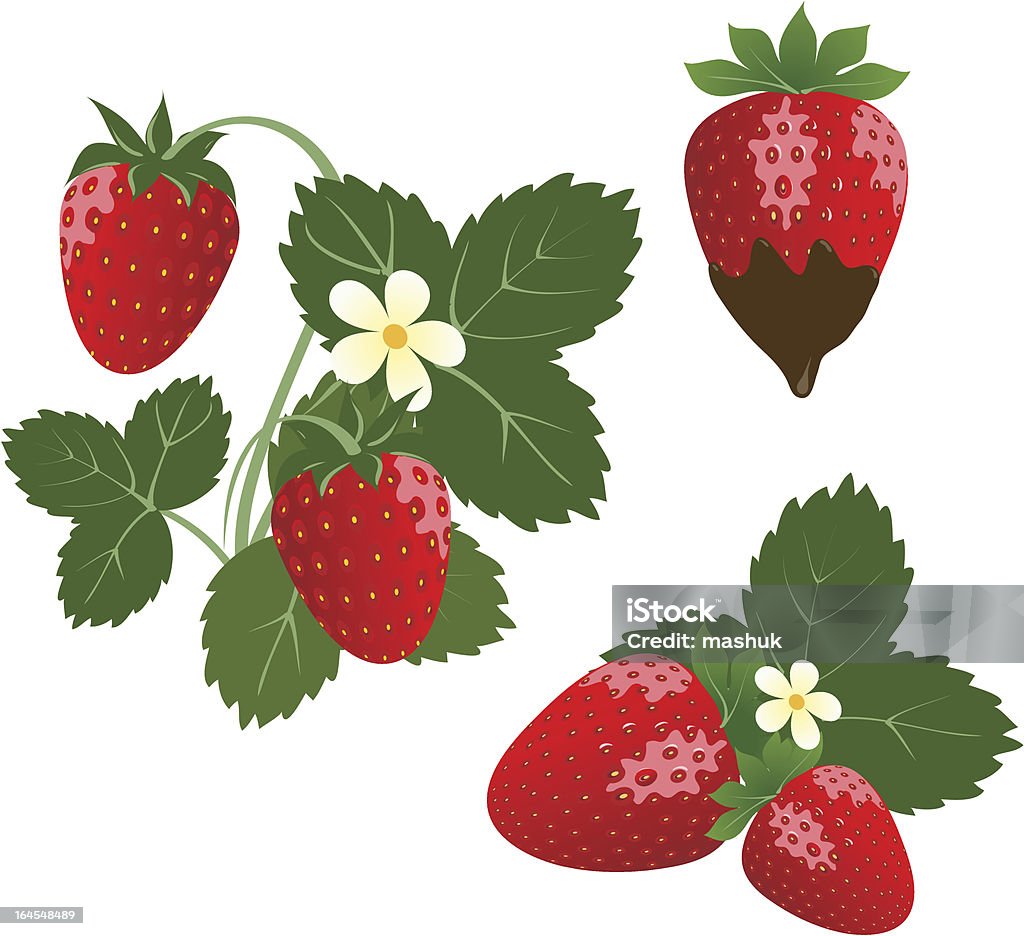 Srawberry - arte vectorial de Fresa libre de derechos