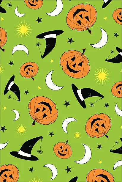 Vector illustration of Fun Halloween Print
