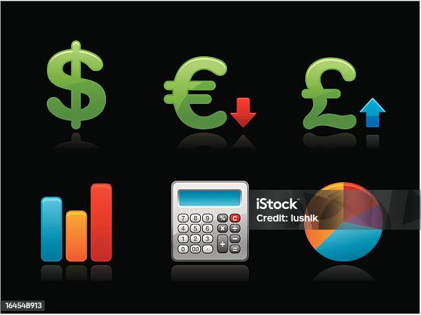 Noir Collectionmonnaie Vecteurs libres de droits et plus d'images vectorielles de Activité bancaire - Activité bancaire, Affaires, Affaires d'entreprise