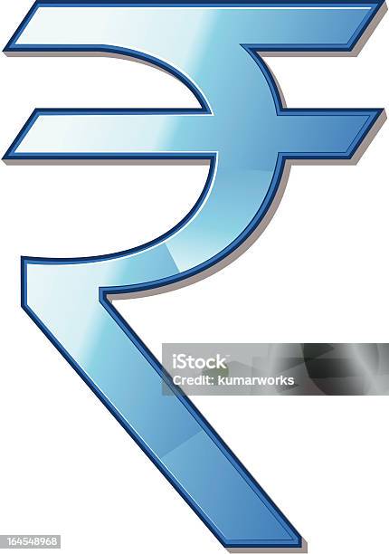 Nuovo Simbolo Di Rupia - Immagini vettoriali stock e altre immagini di Valuta indiana - Valuta indiana, Affari, Azioni e partecipazioni
