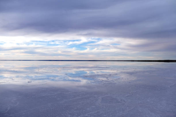istock Sky reflecting on Lake Hart, South Australia 1645491936