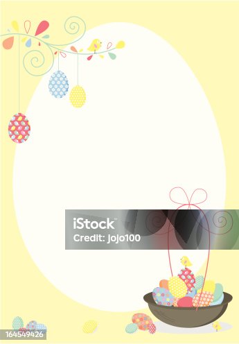 istock Happy Easter Holiday Invite or Sign 164549426
