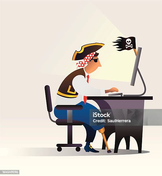 Internet Piractwa - Stockowe grafiki wektorowe i więcej obrazów Agresja - Agresja, Biznes, Grafika wektorowa