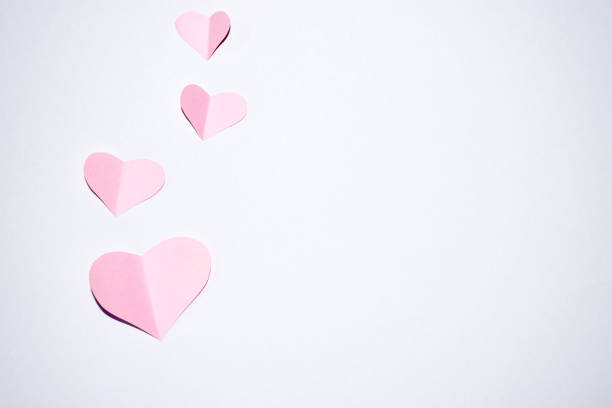 istock Pink paper heart 1645497090