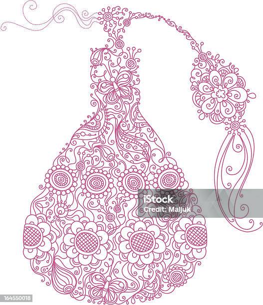 Floral Perfume Stock Illustration - Download Image Now - Perfume, Perfume Sprayer, Body Care
