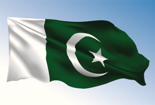 Pakistan Flag Stock Illustration - Download Image Now - Pakistani Flag,  Blowing, Business - iStock