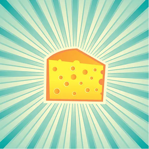 Vector illustration of Cheese