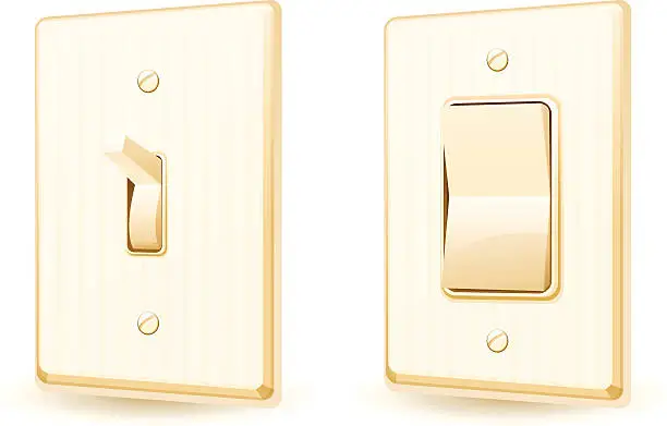 Vector illustration of Light Switches