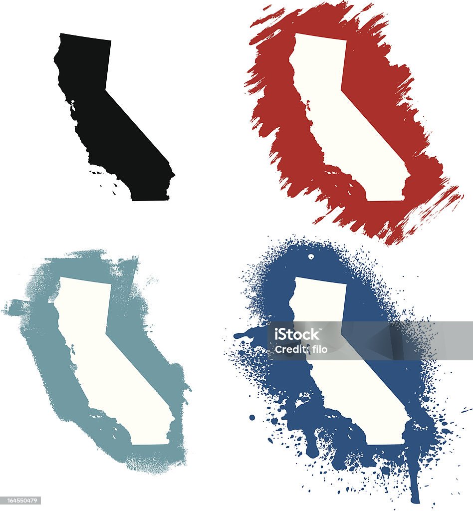 De California - arte vectorial de Arte y artesanía libre de derechos