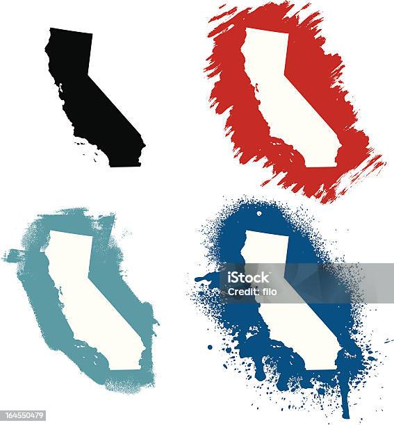 Ilustración de De California y más Vectores Libres de Derechos de Arte y artesanía - Arte y artesanía, Azul, California