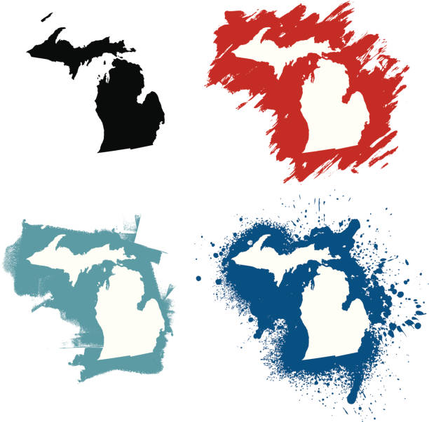 Michigan Graphics 410+ Michigan Clip Art Stock Illustrations, Royalty-Free Vector ...