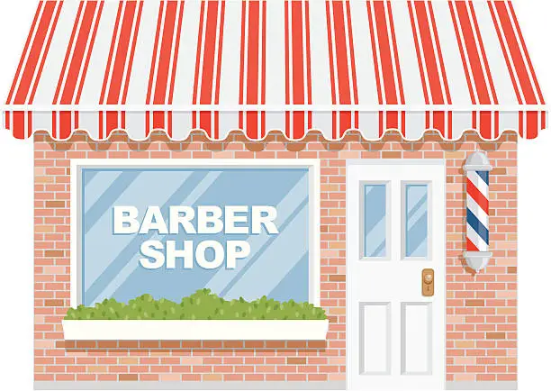 Vector illustration of Barber Shop