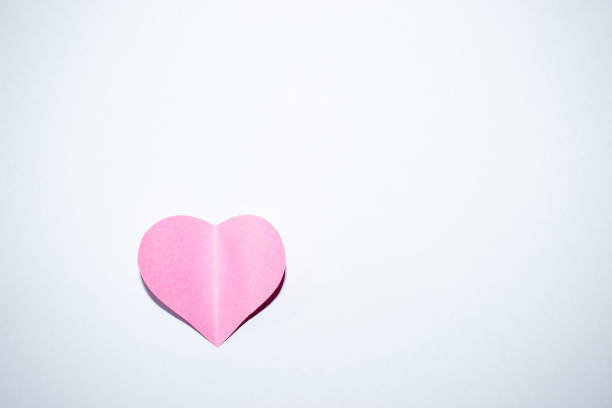 istock Pink paper heart 1645506106