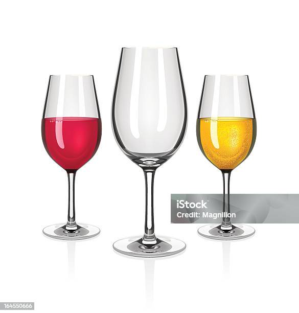 Wein Glas Stock Vektor Art und mehr Bilder von Glas - Glas, Illustration, Trinkglas