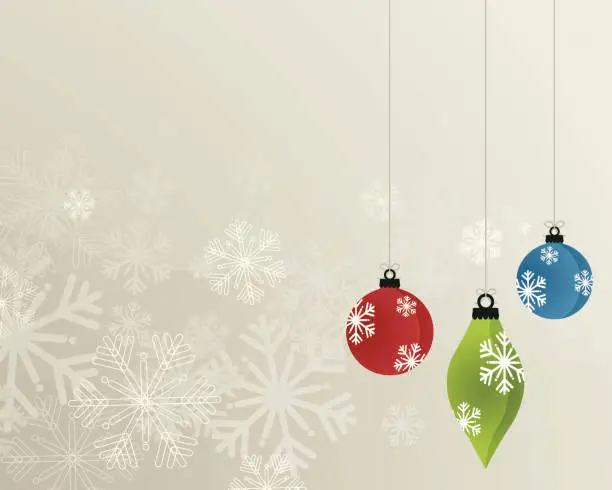 Vector illustration of Christmas Decorations