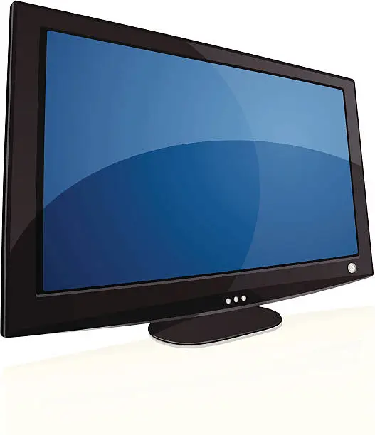 Vector illustration of HDTV Display