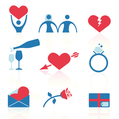 Simbul Love Love Symbols Stock Illustration - Download Image Now - Broken Heart ...