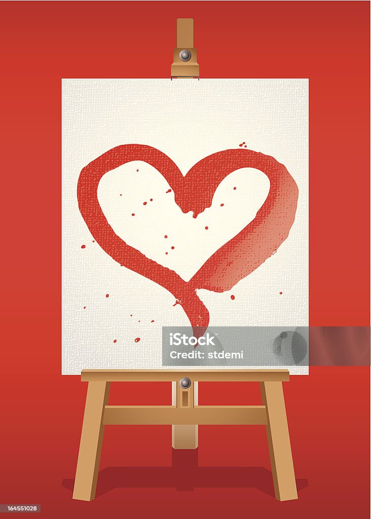 Día de San Valentín - arte vectorial de Caballete - Equipo de arte y artesanía libre de derechos
